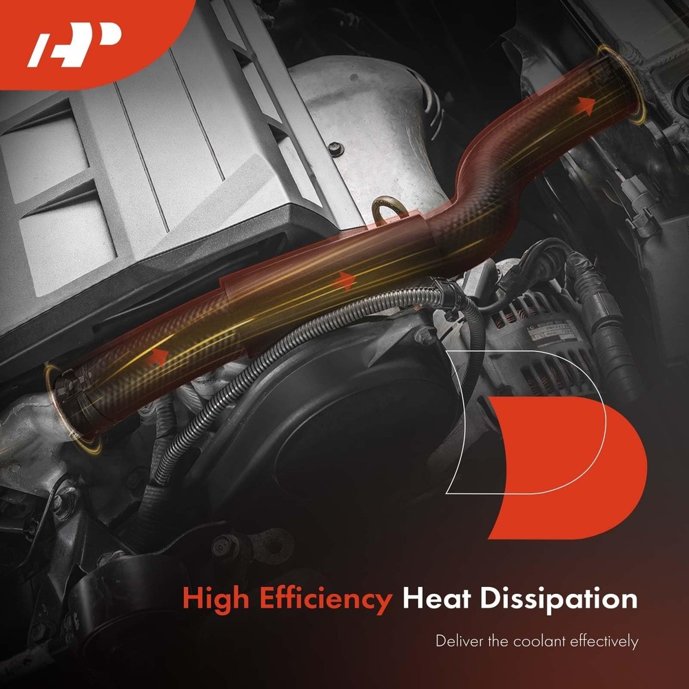 A-Premium 2-Pack Lower & Upper Side Radiator Coolant Hoses Compatible with Fo...