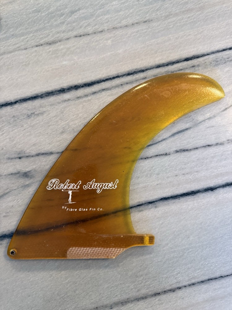 Used 8” Robert August Surfboard Fin Surf Surfing