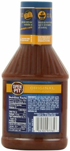 Open Pit Barbecue Sauce, Original, 18 Ounce Bottle (1-Bottle)