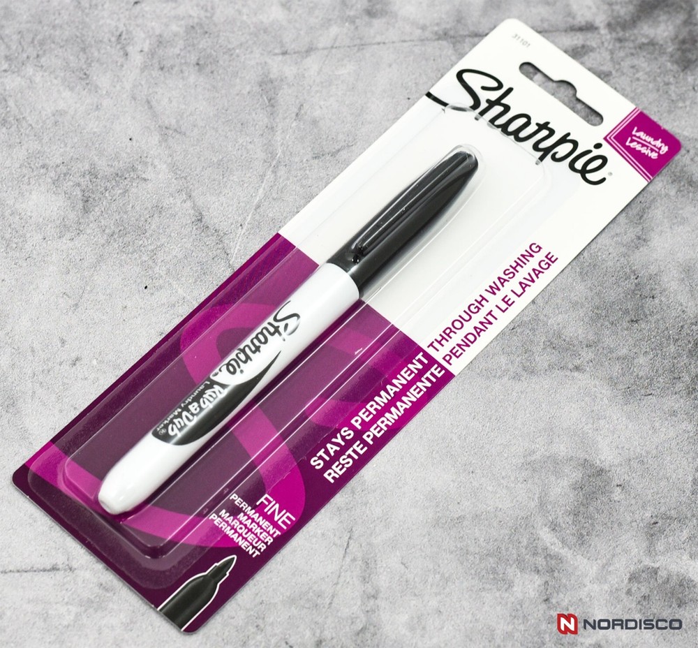 Sharpie Rub-A-Dub Laundry Marker 31101PP, Fine Point, Black Ink