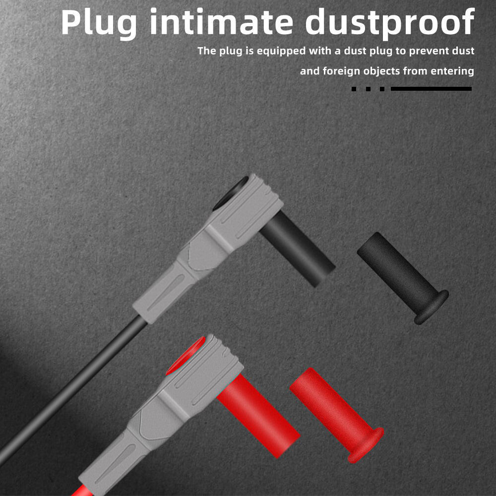 2PCS Multimeter Test Leads Electrical Cable Probes Pen Test Lead 20A 1000V
