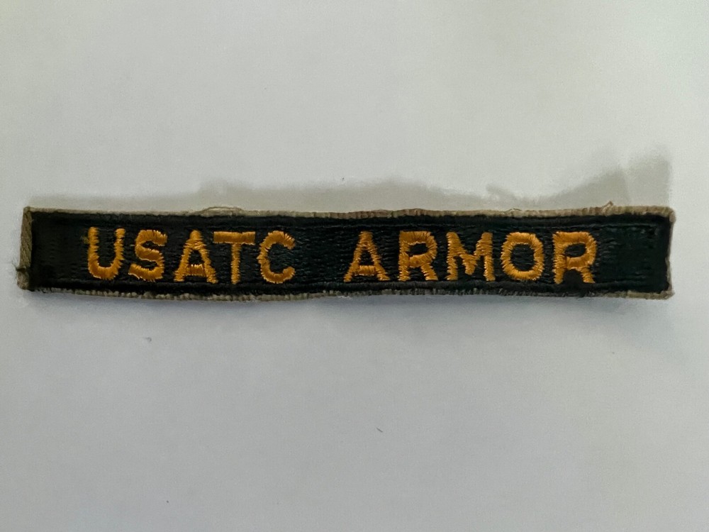 USATC Armor Tab US Army Patch