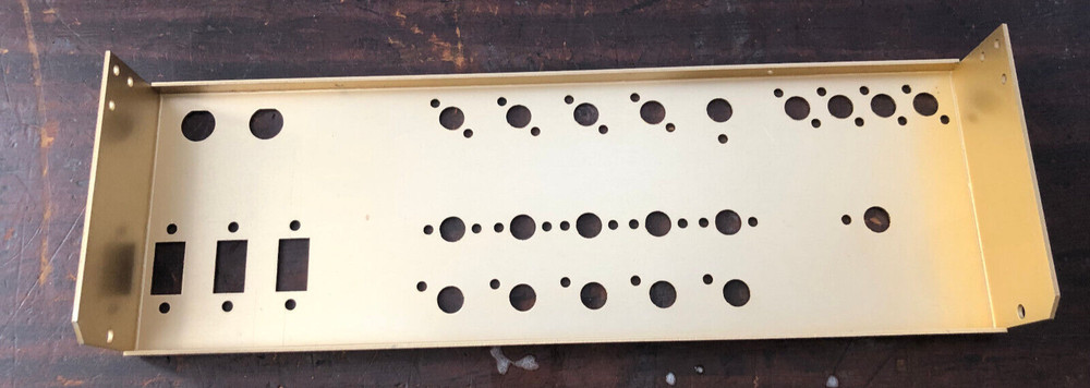 NOS - Front & Back Cover Plate For A Dynaural Equalizer-Preamplifier 121-B