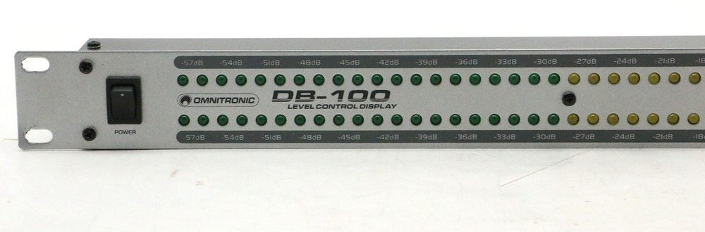 Omnitronic DB-100 Decibel Level Meter Display Meter /BB11704
