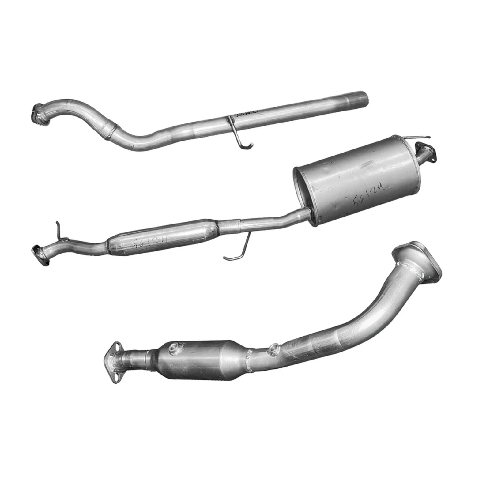 Complete Exhaust System For 2003-2011 Honda Element 2.4L 07-10 Exc SC Models New
