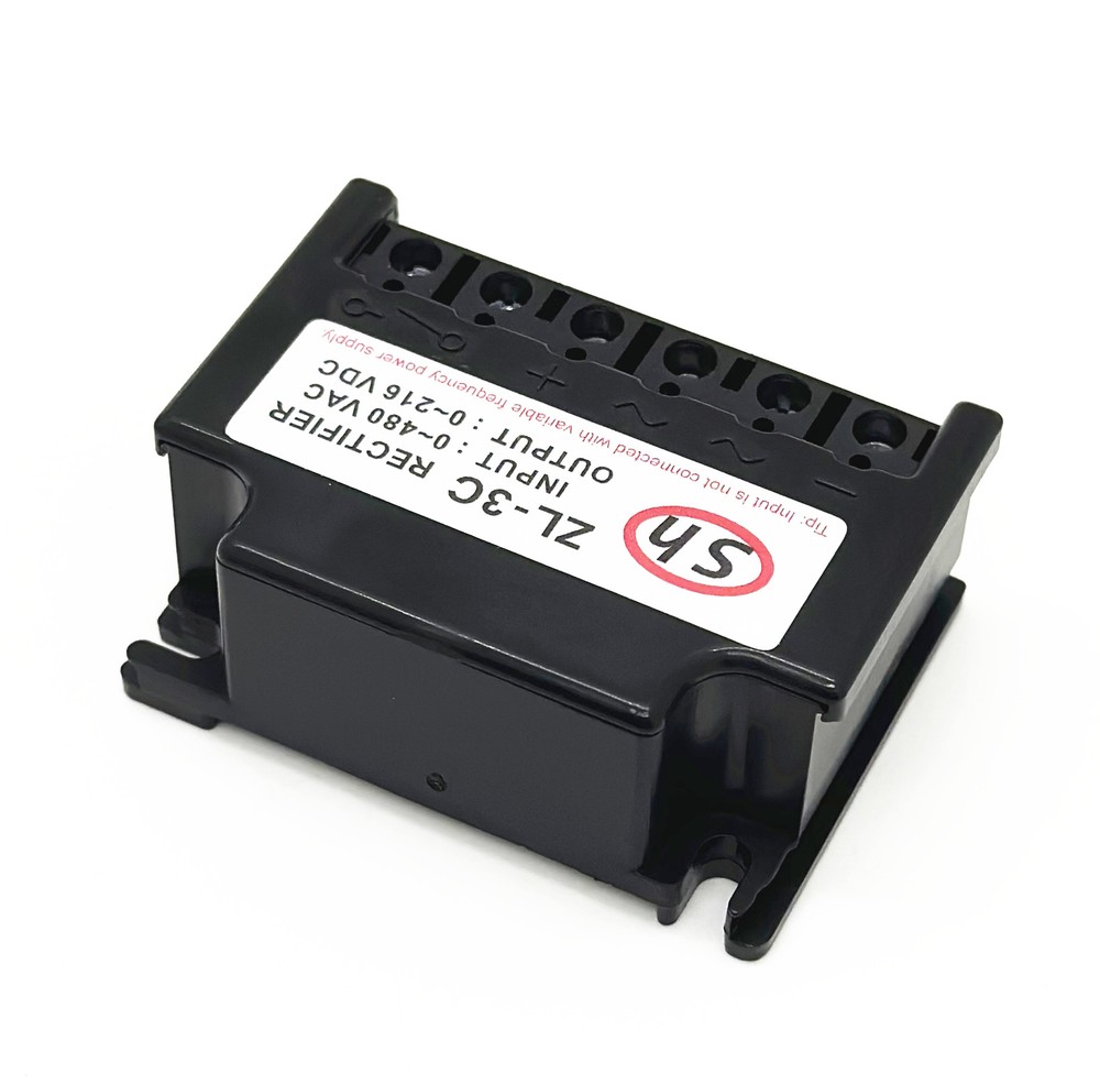 ZL-3C input: 0~480VAC output: 0~216VDC half-wave brake rectifier module