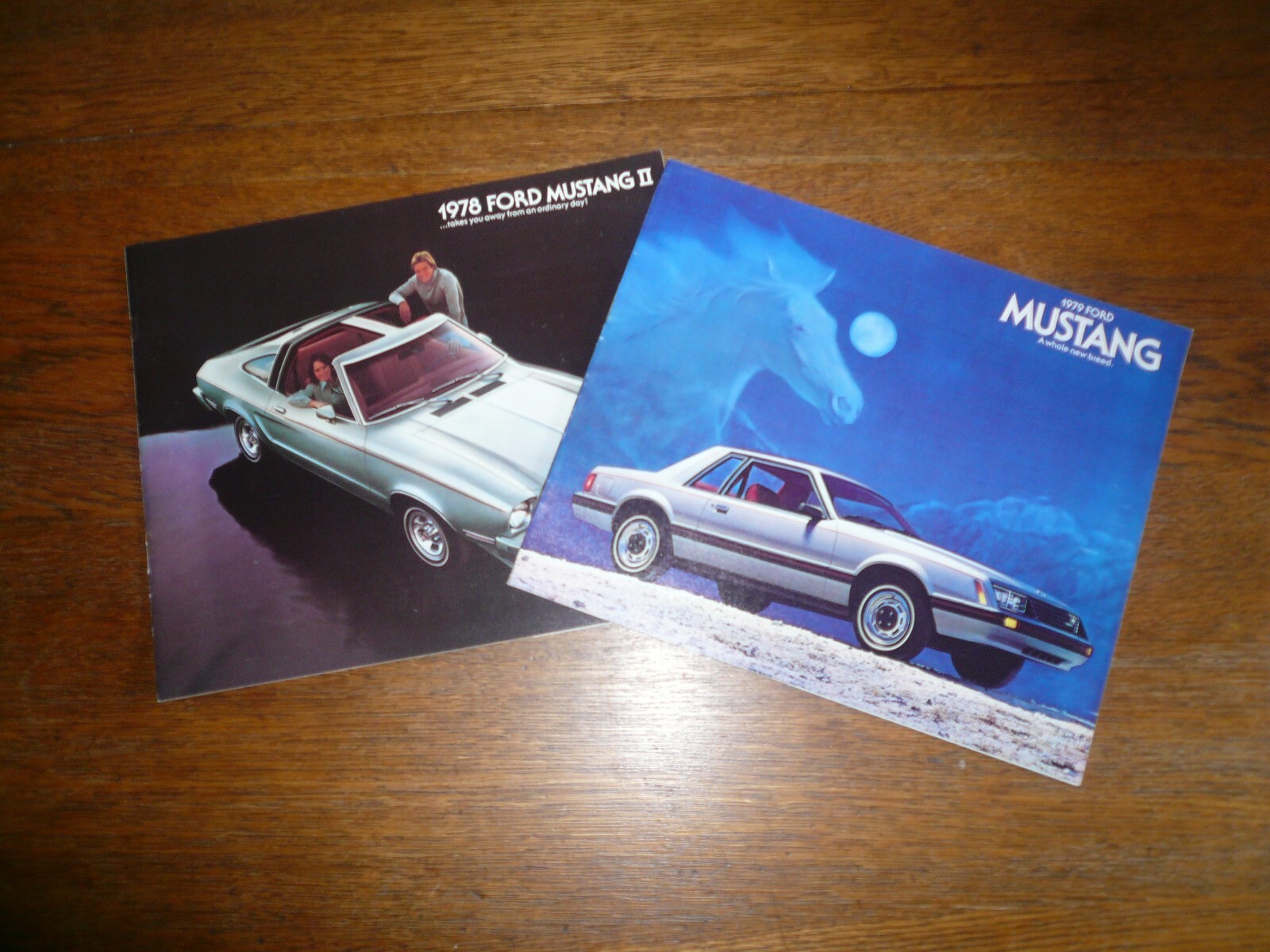 1978 and 1979 Ford Mustang Sales Brochure- Vintage- Two For One