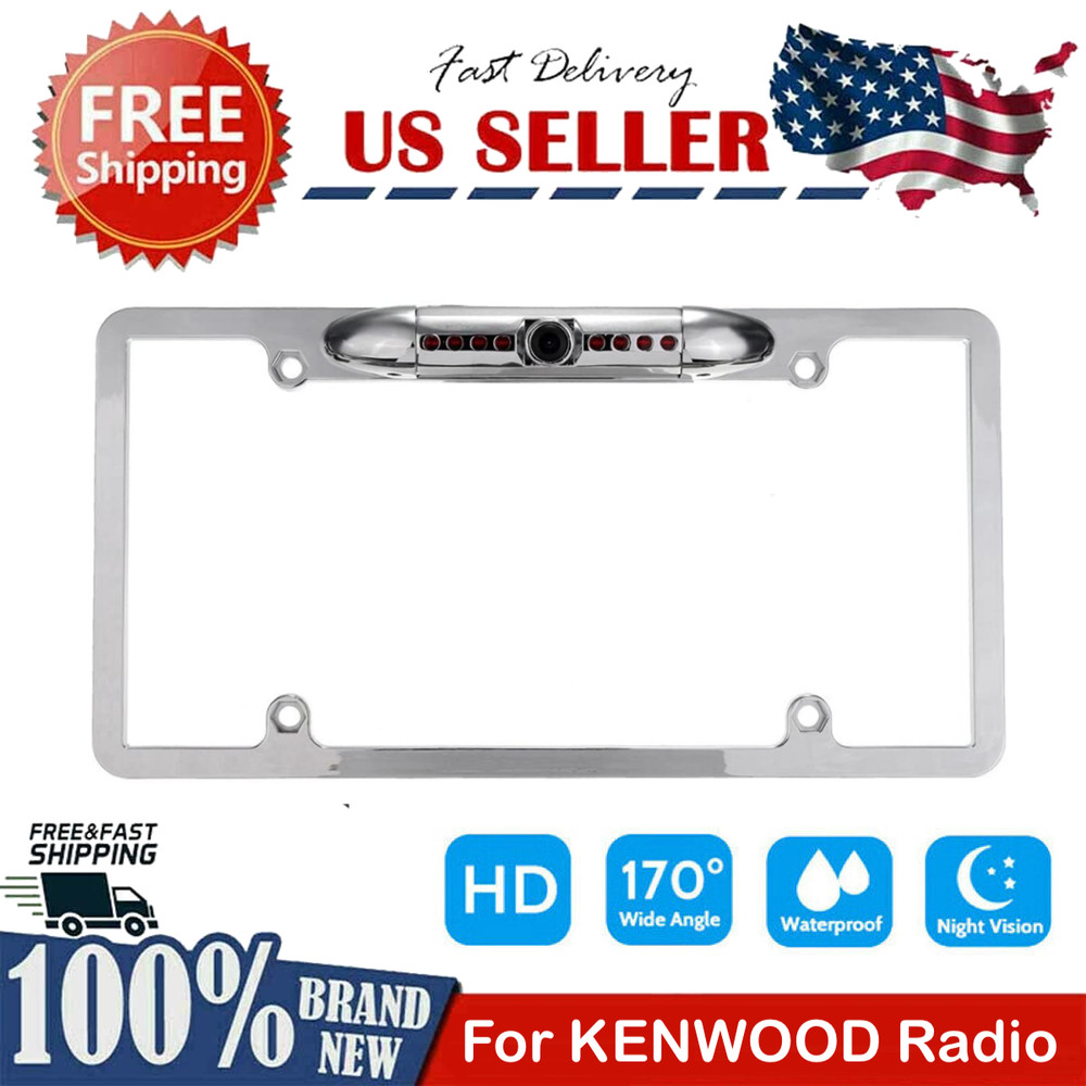 Backup Camera Rearview License Plate Frame for KENWOOD DNX-5060EX DNX5060EX