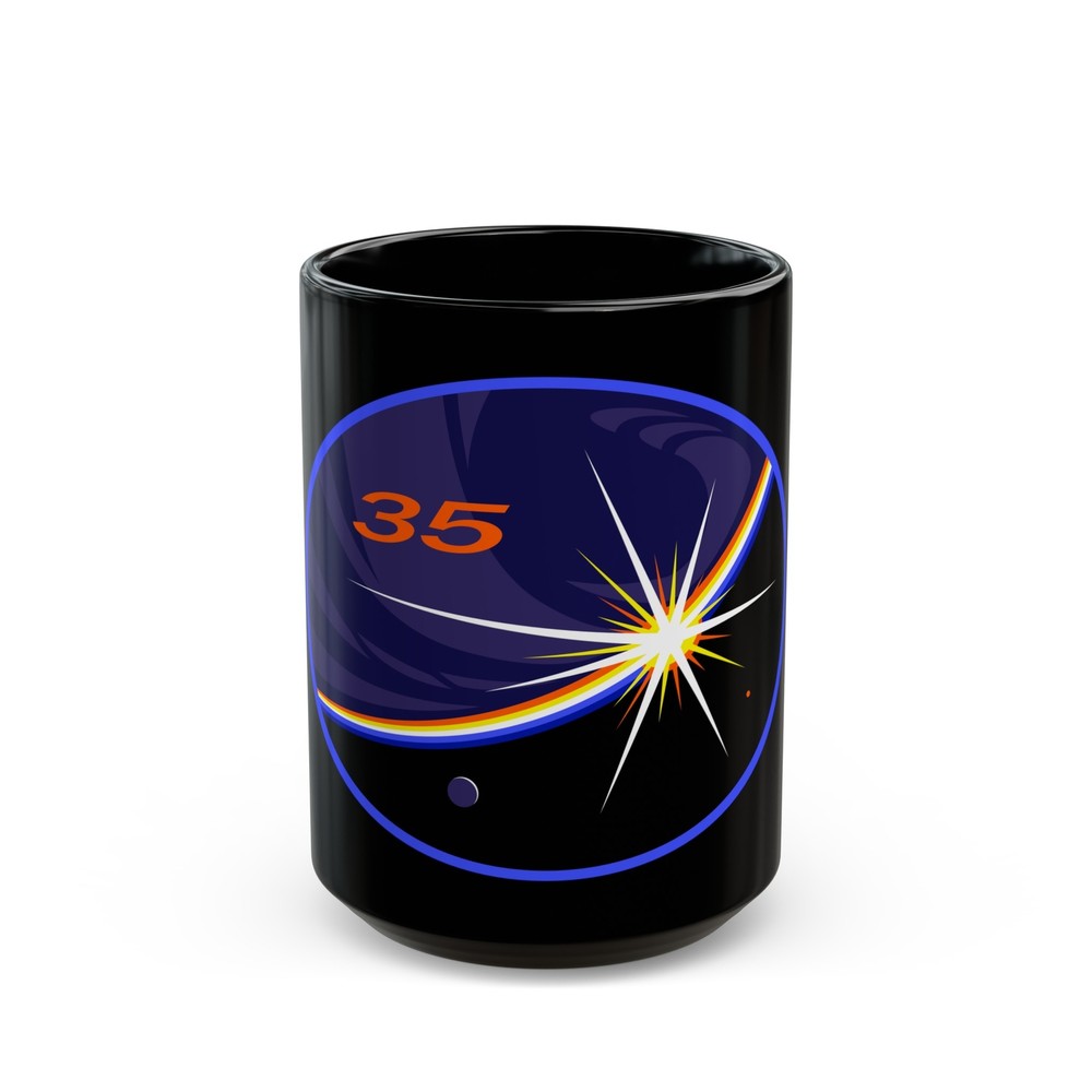 ISS Expedition 35 (NASA) Black Coffee Mug