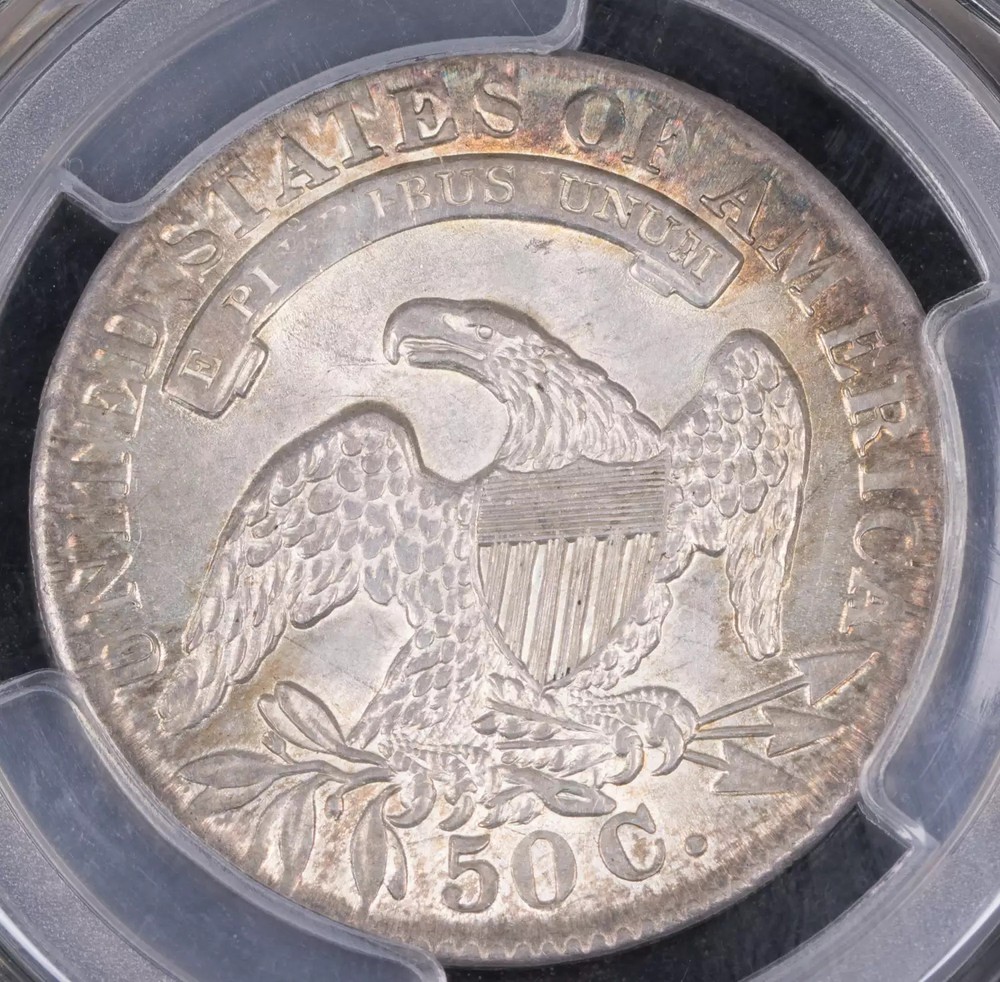1833 P Capped Bust Half Dollars PCGS MS-63
