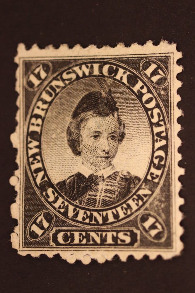 NEW BRUNSWICK POSTAGE 17C #11 MH STAMP