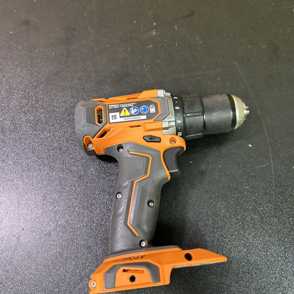 RIDGID R860010 18V 1/2" Drill/Driver (Tool Only) H37
