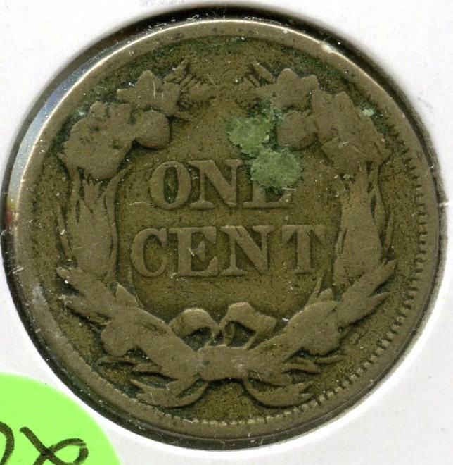 1857 Flying Eagle Cent Penny - United States - Q265