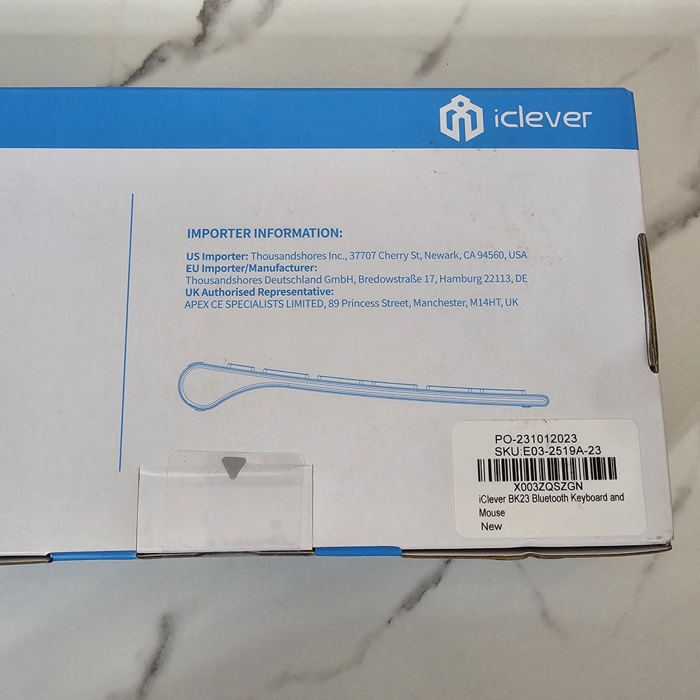 Iclever Bluetooth Multi-Device Connection Wireless Keyboard And Mouse BK23 Combo