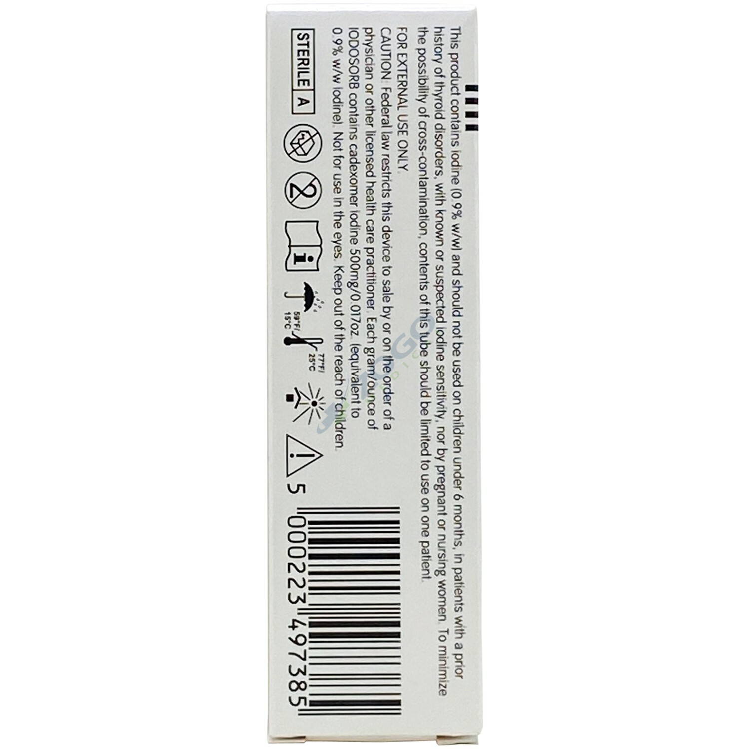 Smith & Nephew 6602124014 Iodosorb Cadexomer Iodine Gel Dressing 10 g (.35oz)