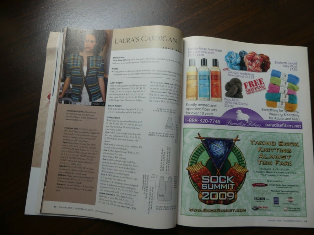 Interweave Knits Magazine Summer 2009 Summer Knitting Patterns