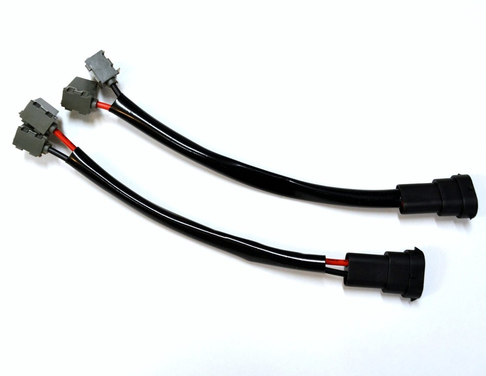 Conversion Wire H11 to H7 Two Harness Headlight Low Beam Bulb Connector Socket