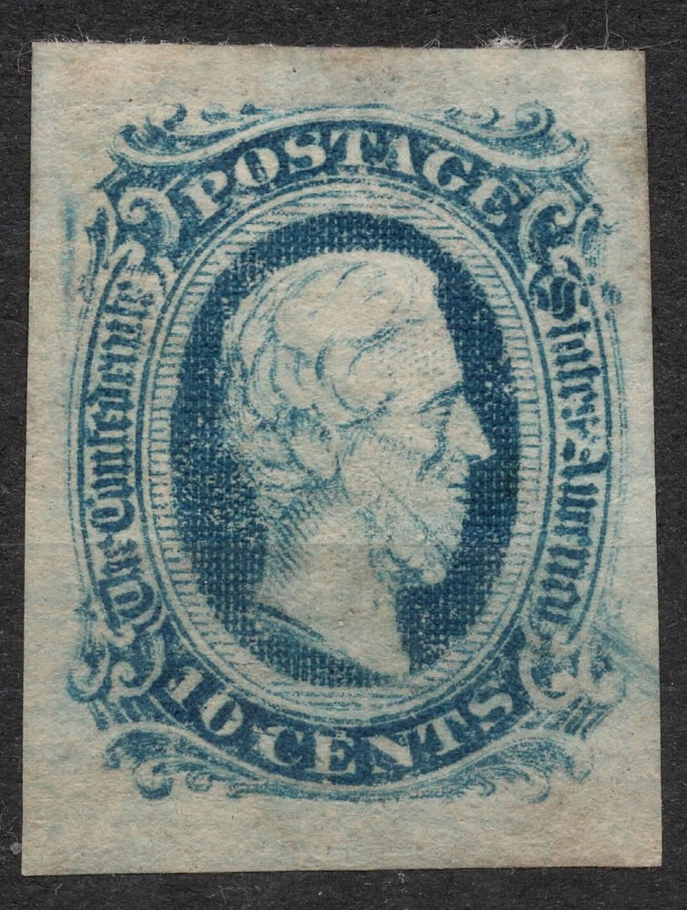 10c Confederate States of America stamp , 1862/63