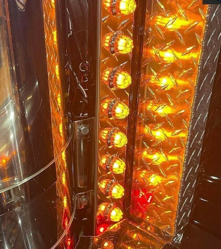 Hero Mini 3/4" Watermelon Dual Function Clearance Light (Clear/Amber)