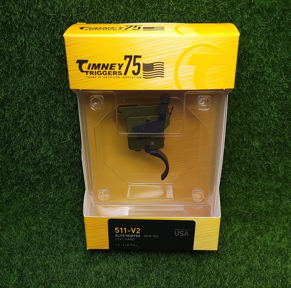 Timney Remington 700 Left Hand Adjustable (1.5-4lb ) Trigger w/ Safety - 511-V2