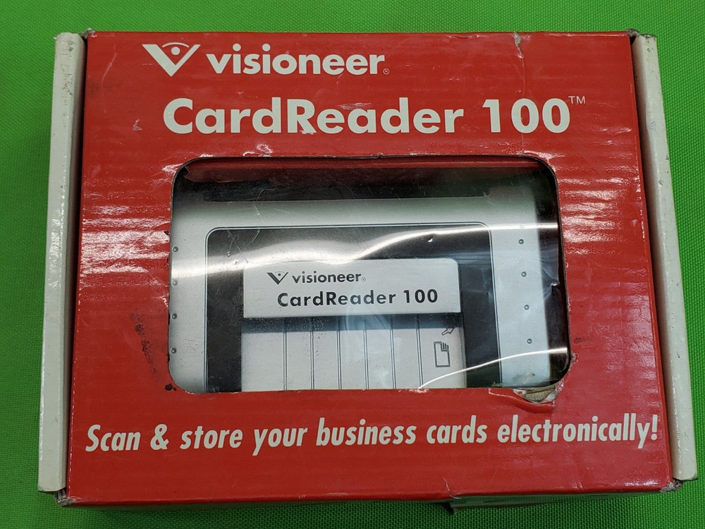 Visioneer Card Reader 100 Scanner - Business Card Reader