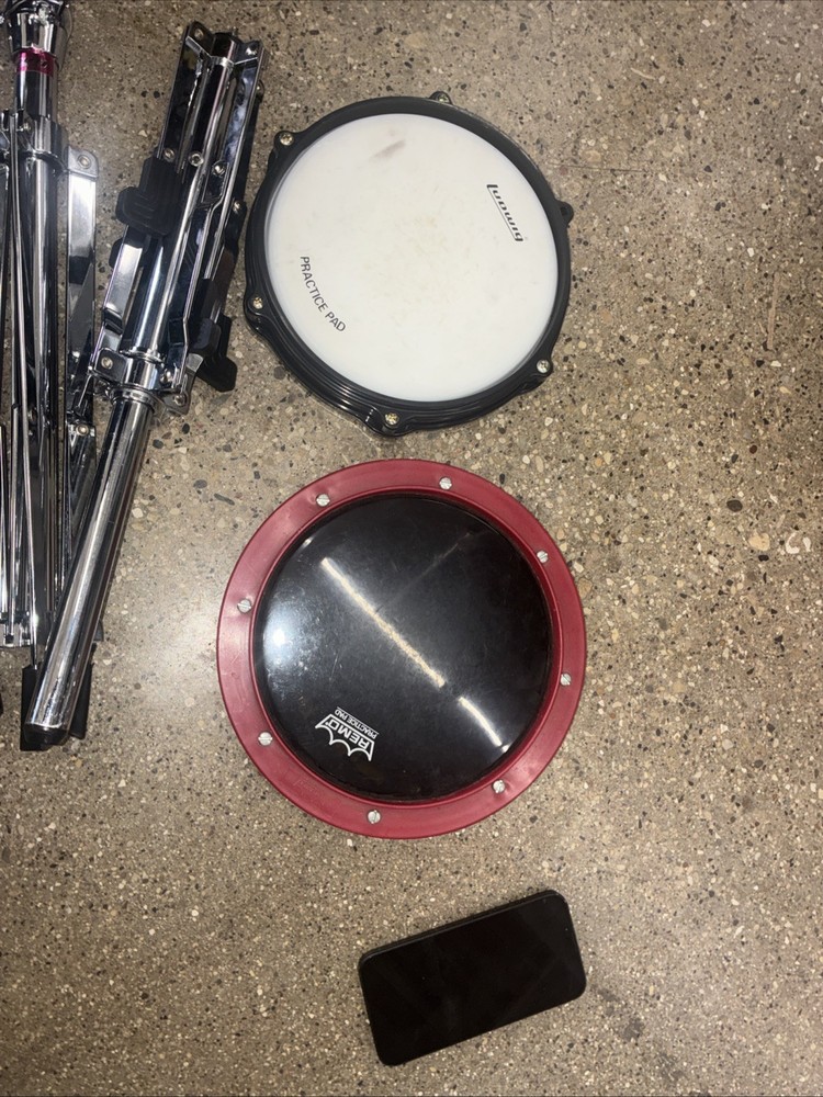 Ludwig Percussion Case. 2 Practice Pads And Stands