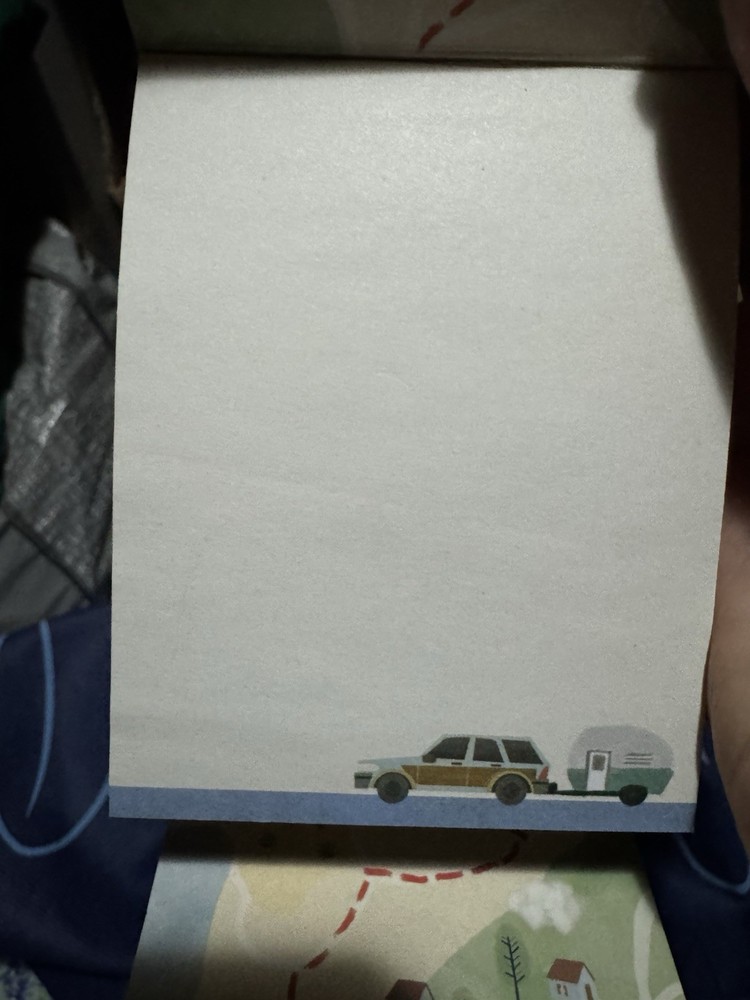 Molly & Rex Pocket Note Pad Road Trip Notes New