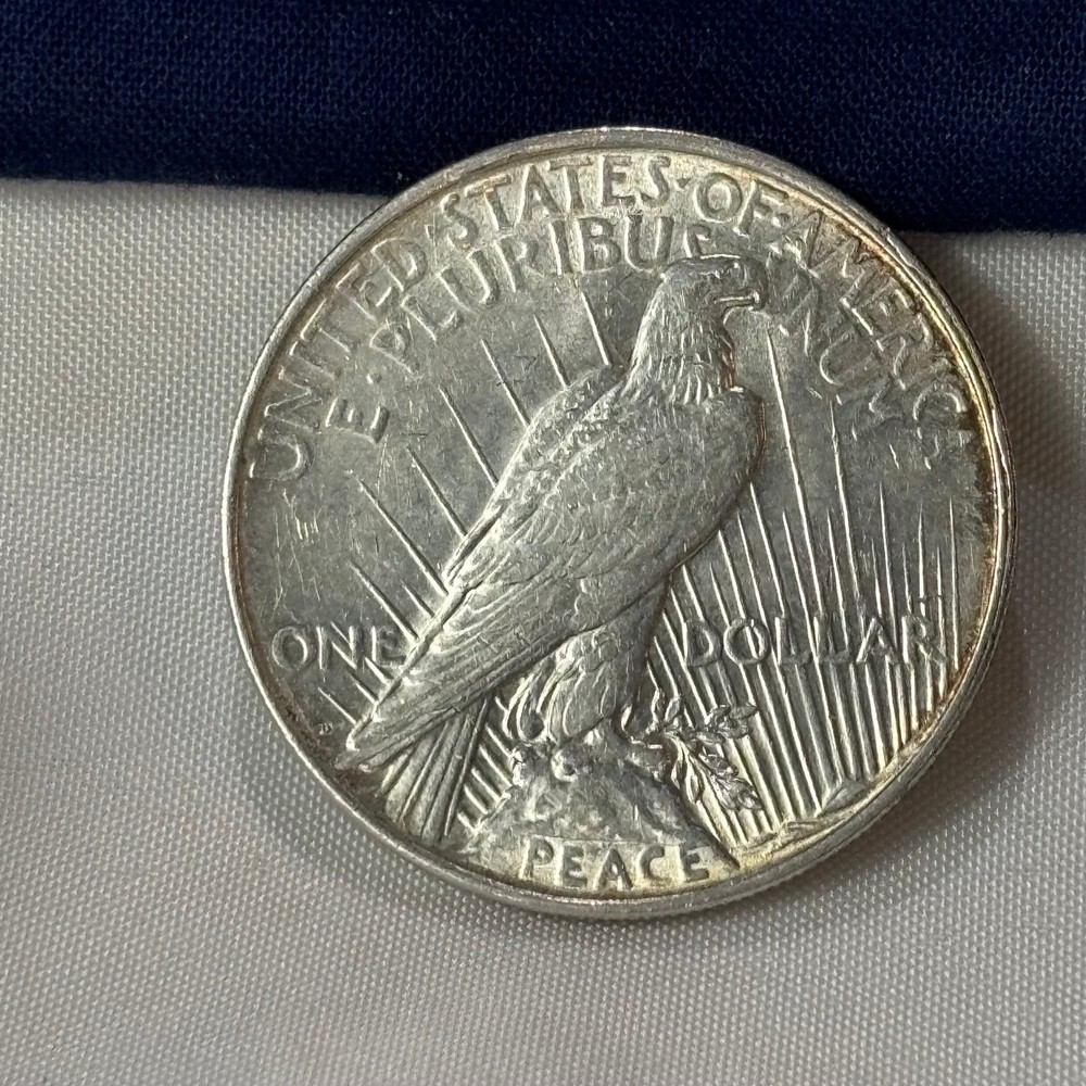 1923 D Peace Dollar US Coin 90% Silver