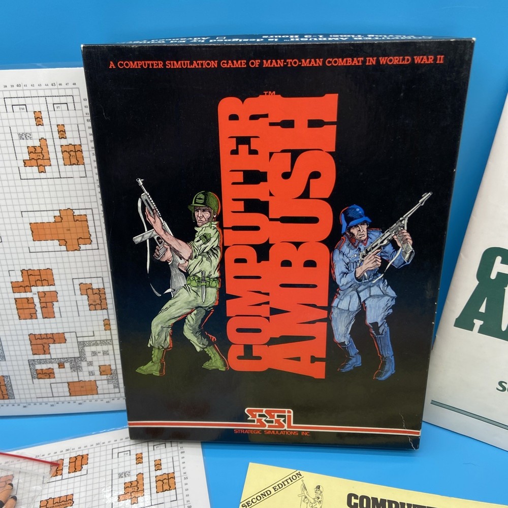 SSI Computer Ambush 2nd Ed Big Box CIB [Platform Name] - Complete