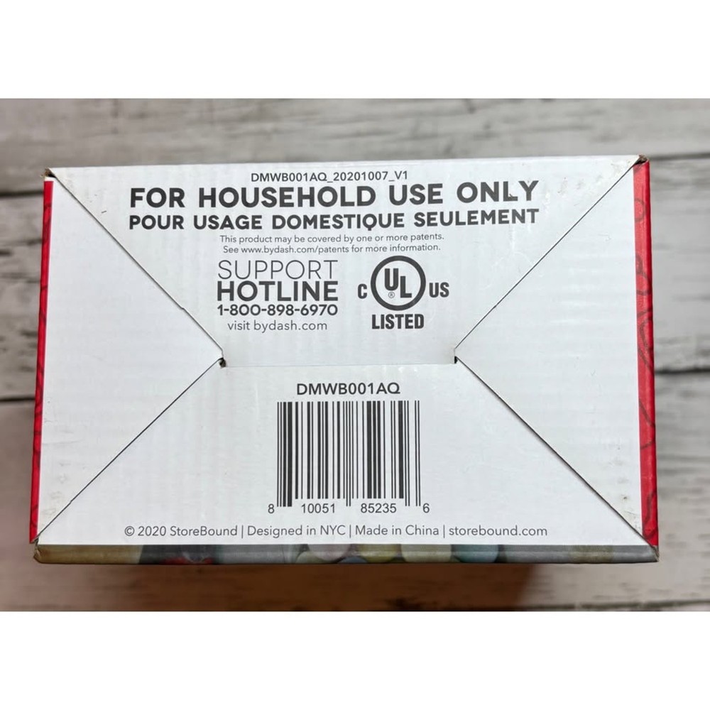 NEW Dash Aqua Bunny Mini Waffle Maker