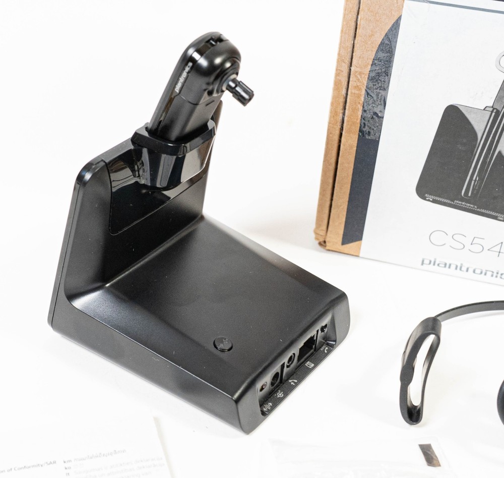 PLANTRONICS Poly CS540 Wireless DECT Headset Black