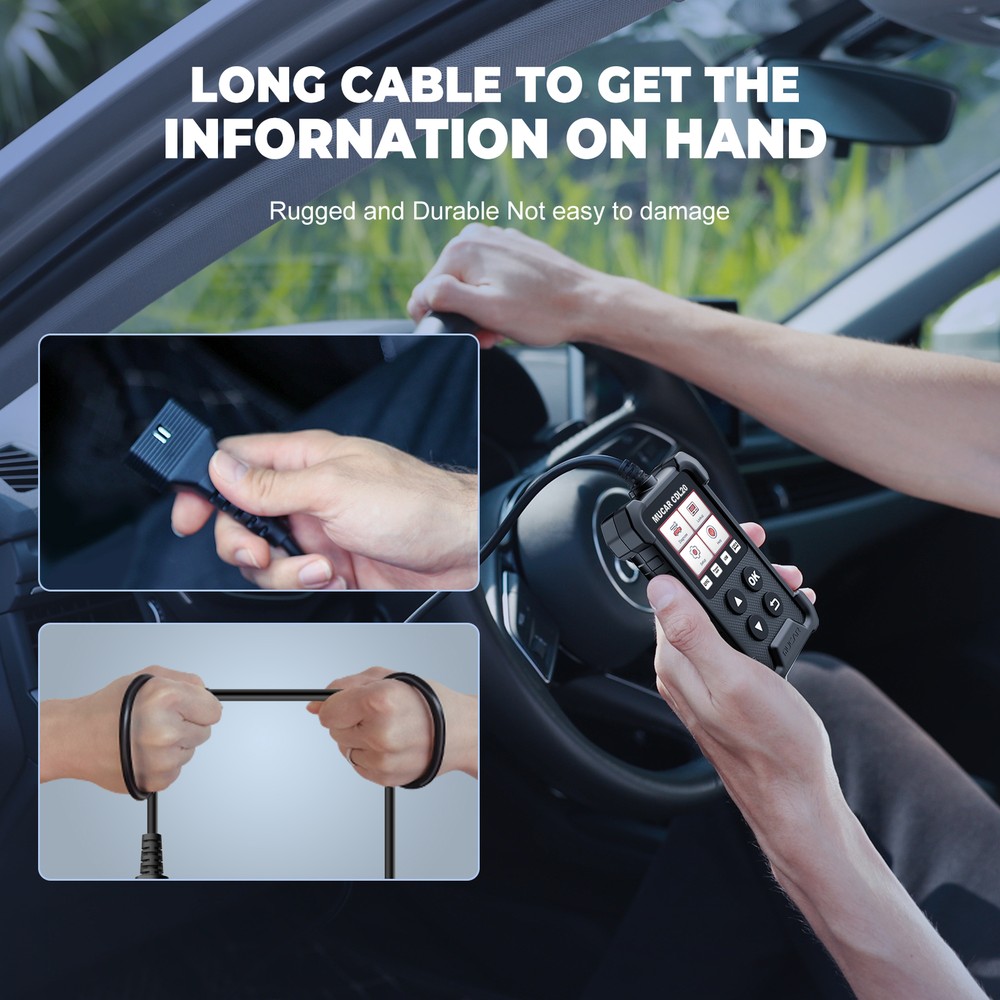 Automotive OBDII Code Reader OBD2 Scanner Check Engine Fault Diagnostic Tool