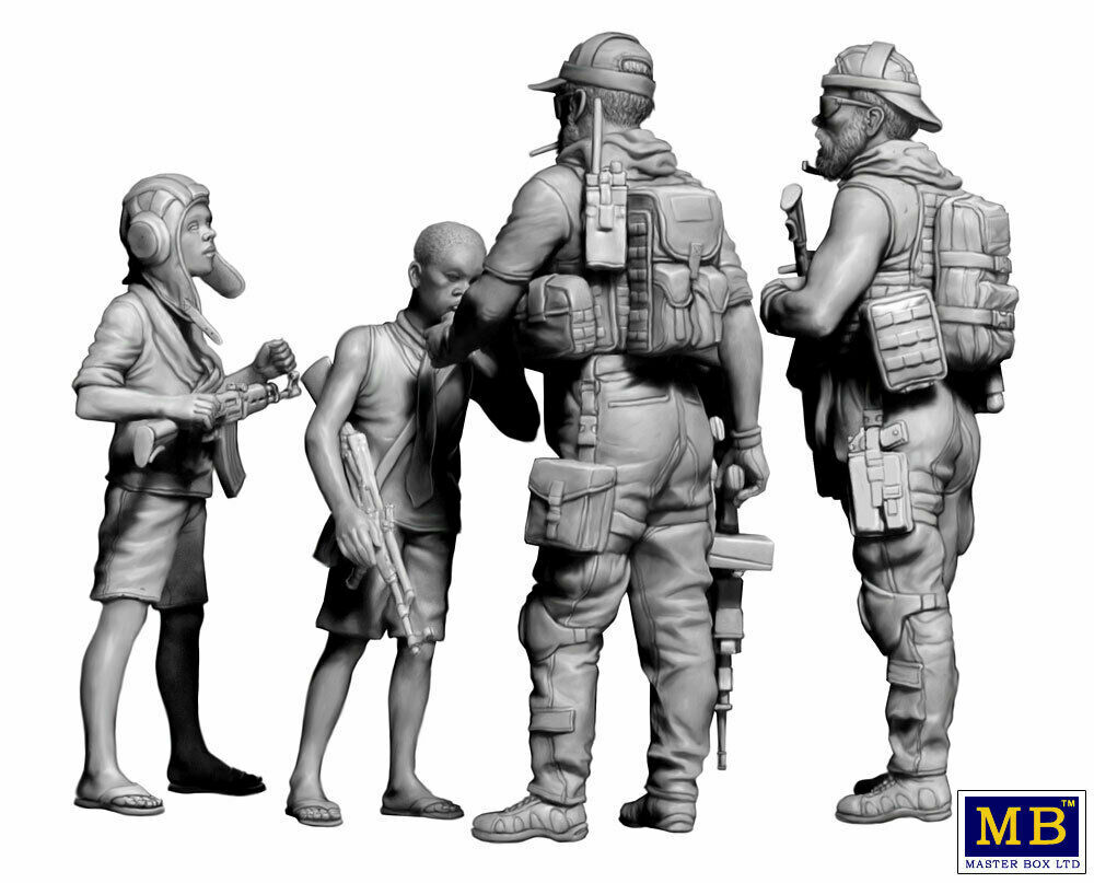 Master Box 35200 Somewhere on our planet 'Sharing a smoke' 1/35 scale