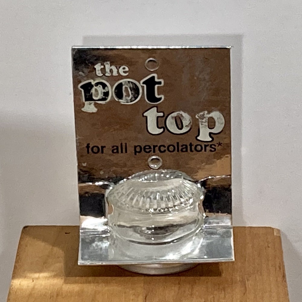 Gemco the Pot Top Replacement Percolator Glass Top For All Percolators NOS