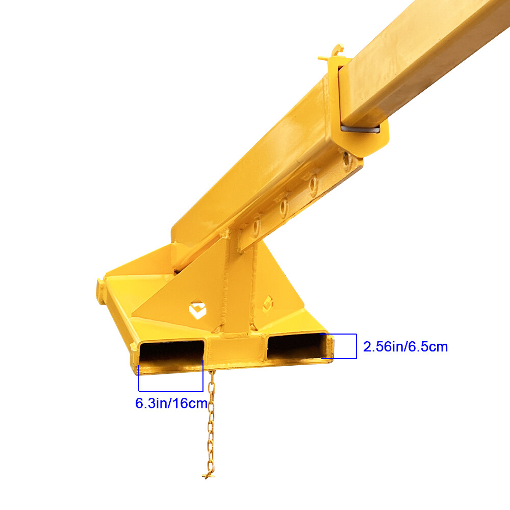 Forklift Jib Boom Crane Industrial Forklift Telescoping Jib Boom 4400Lb Capacity
