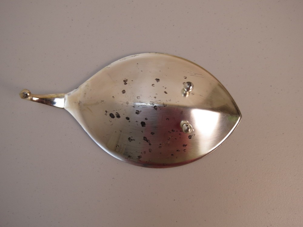 Vintage WMF Ikora Germany Silverplated Silver Plated Leaf Dish Tray