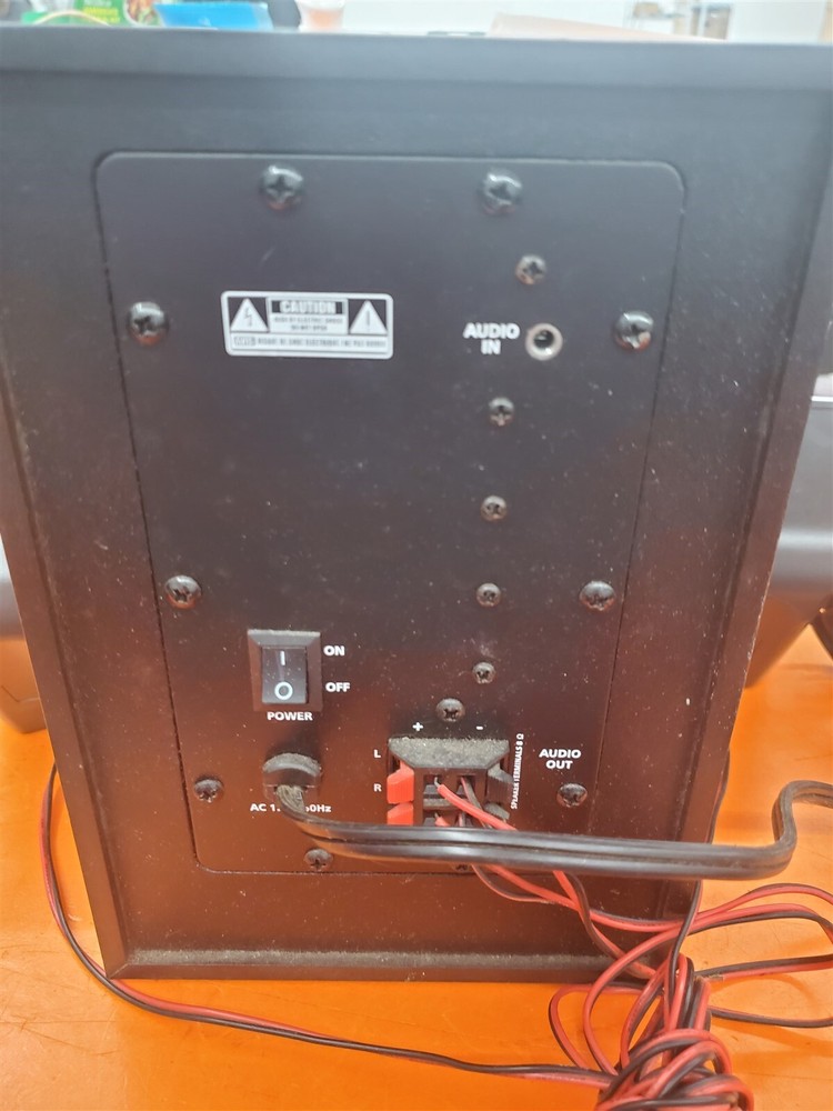 ⭐️⭐️⭐️⭐️⭐️ USED Altec Lansing 121i Computer Speakers & Subwoofer