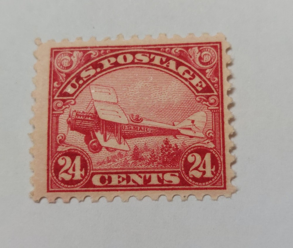 SC#C6  192324C BIPLANE MINT  HINGED