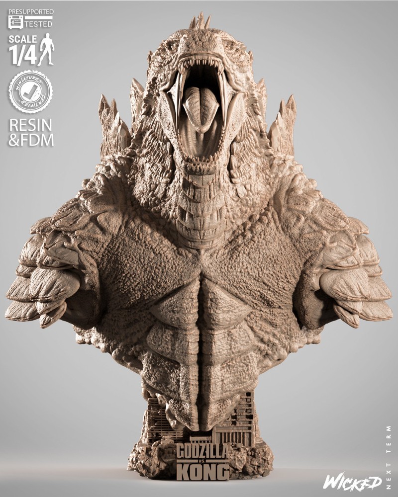 Godzilla Resin Bust Model Kit Unpainted/Unassembled
