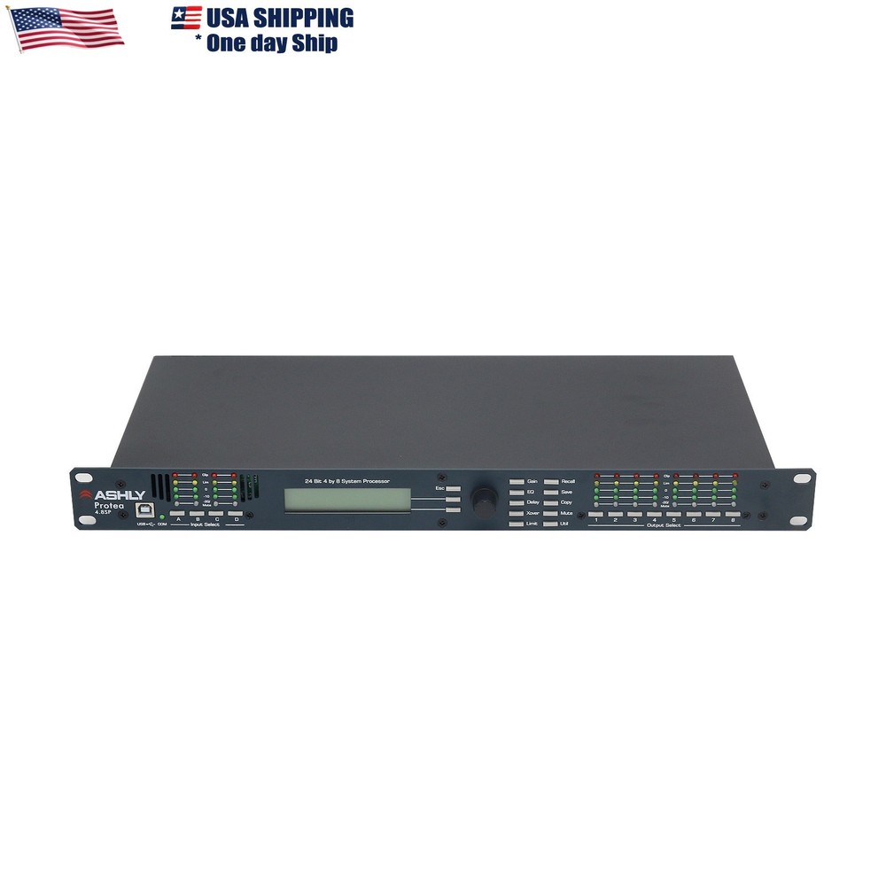 4.8SP 110V Digital DSP Audio Processor Original Software 4 Input 8 Output #USA