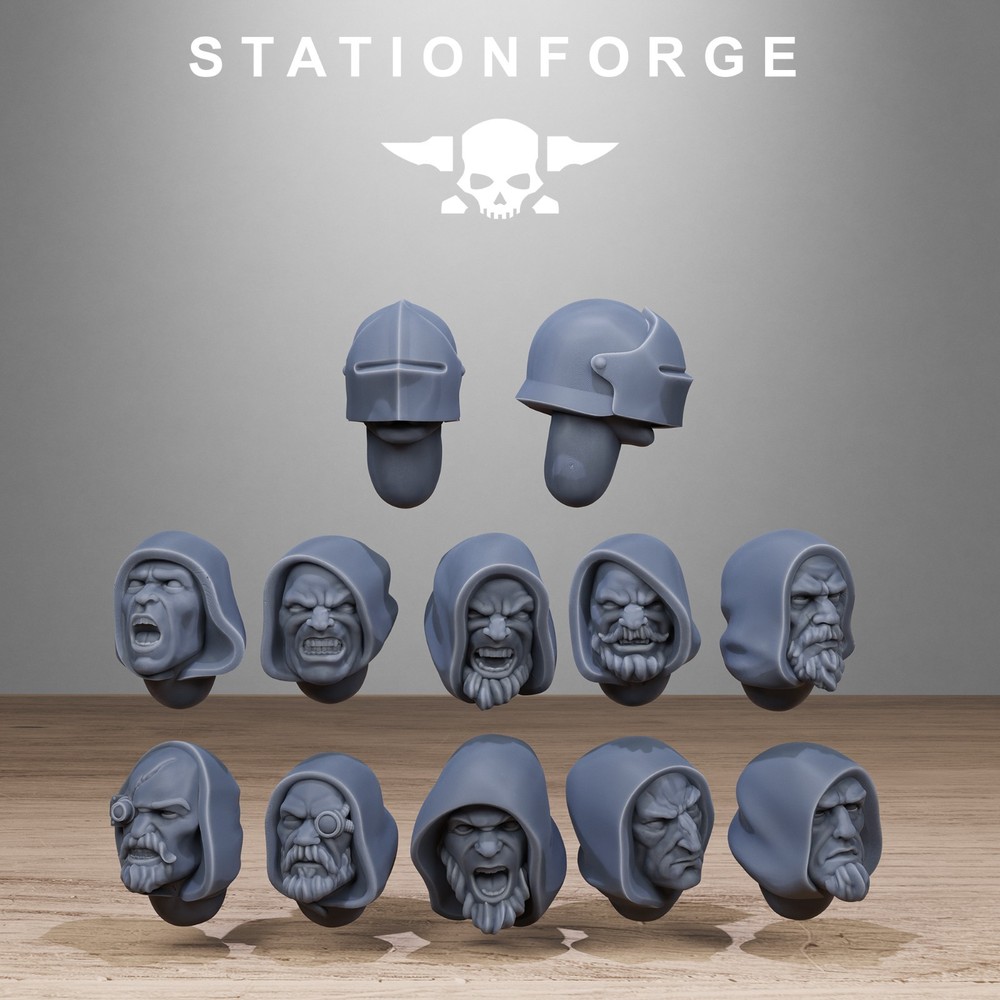 Station Forge Miniatures Vodalites Purifiers Sci Fi Grim Dark Wargame Proxy Mini