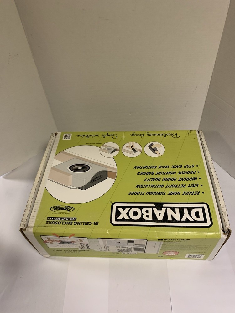 X2 Dynamat 50306 DynaBox Speaker Enclosure In-Ceiling New