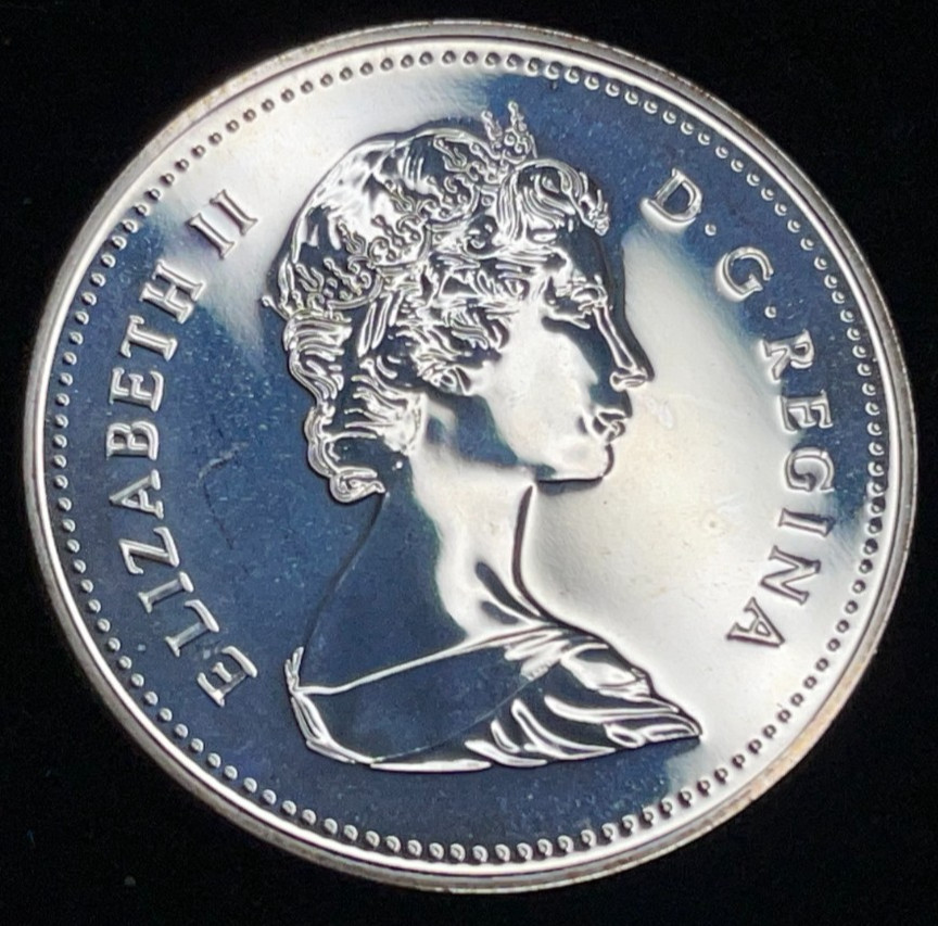 1984 Canada One Dollar Silver Coin Excellent Condition