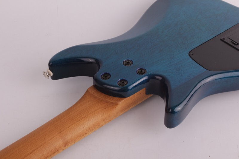 Headless travel electric guitar built in effect portable