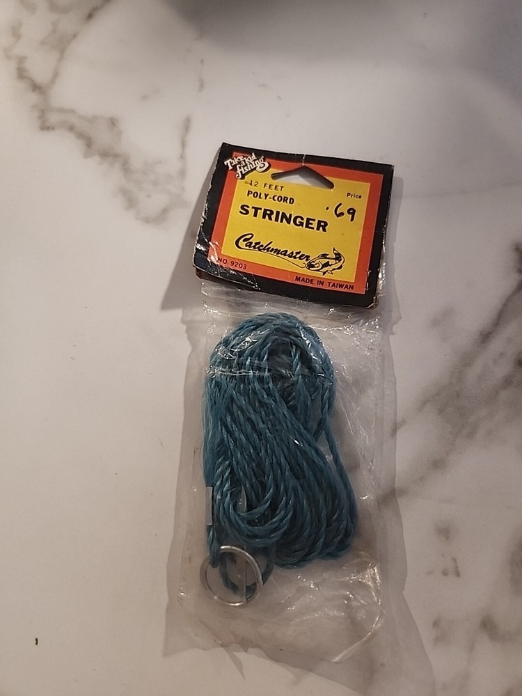 Catchmaster 12 Ft Polycord Stringer Take A Kid Fishing No 9203 Blue