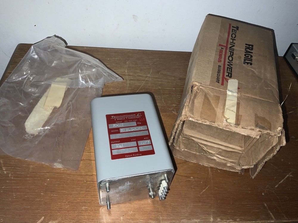 TECHNIPOWER  Transformer PM 21.2 -0.375A Input 105-125 VAC OUT 21.2 VDC  .370 A