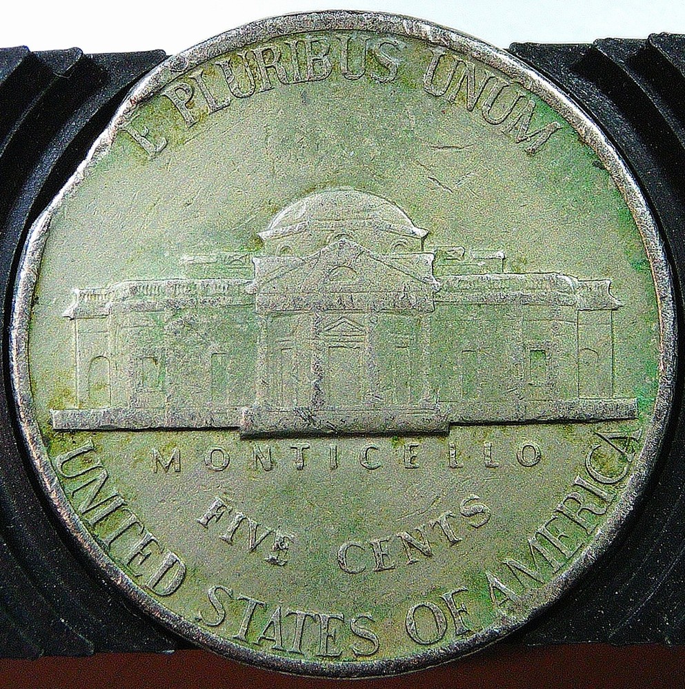 1977 P Jefferson nickel error, small clip