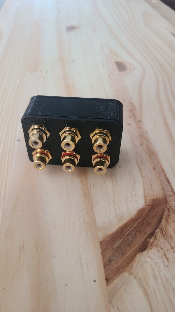 rca distribution block 1-2 rca splitter