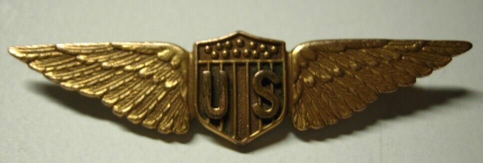 WW1 / 1920s Air Service Pilot Wing- Kinney Maker - PB