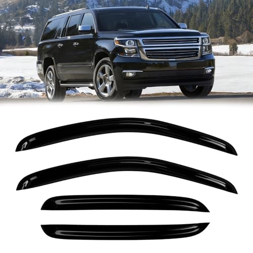 Side Window Wind Deflectors Compatible with 2007-2014 Tahoe/Yukon Auto Window